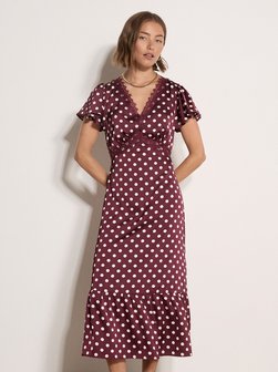 Damen Midikleid