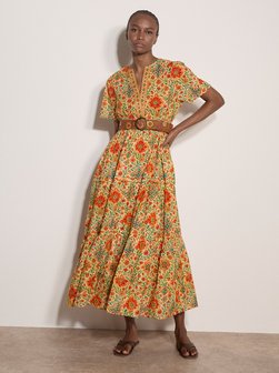 Damen Midikleid