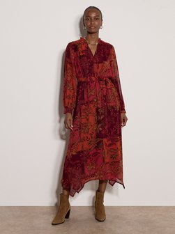 Damen Midikleid