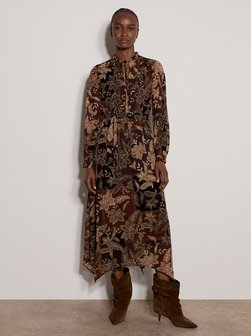 Damen Midikleid