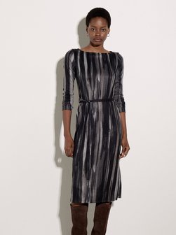 Damen Midikleid