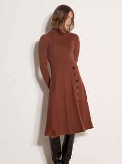 Damen Midikleid