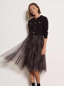 Damen Midikleid