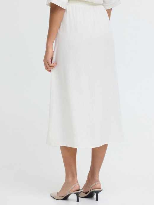 Damen Midirock - OXNInna Linen Mix