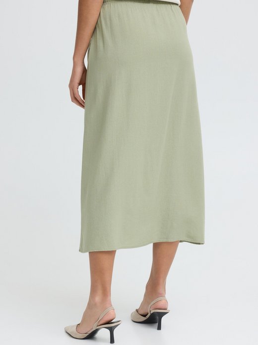Damen Midirock - OXNInna Linen Mix