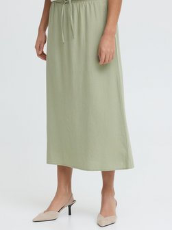 Damen Midirock - OXNInna Linen Mix