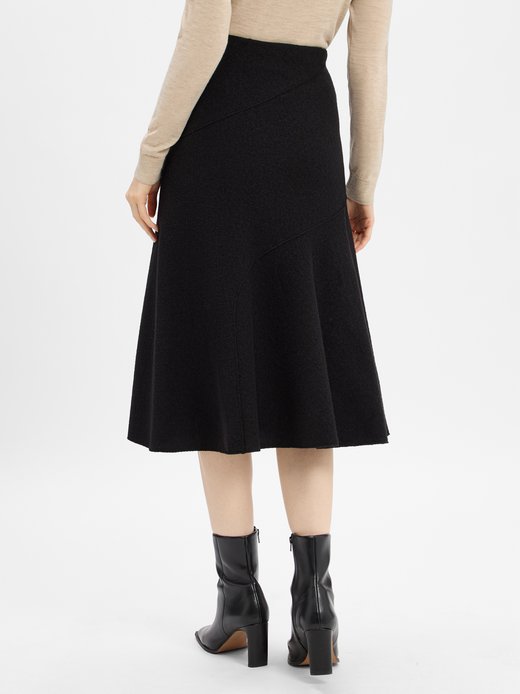 Damen Midirock aus Schurwolle - Vicena