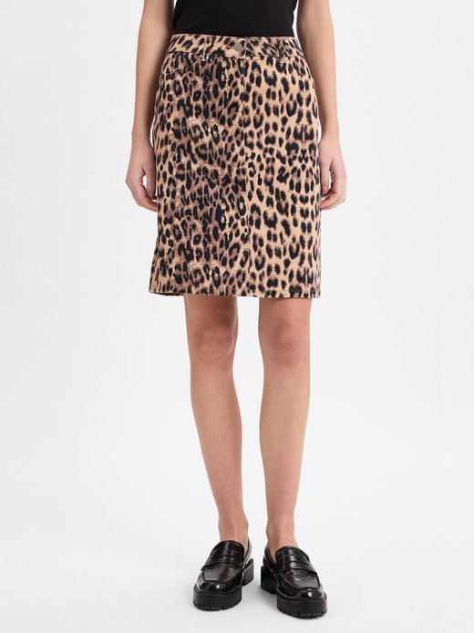 Damen Mini-Jeansrock