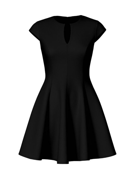 Damen Mini Kleid