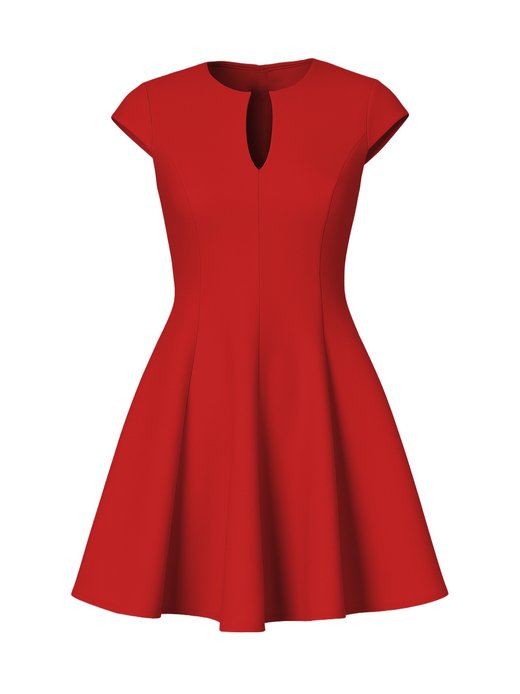 Damen Mini Kleid