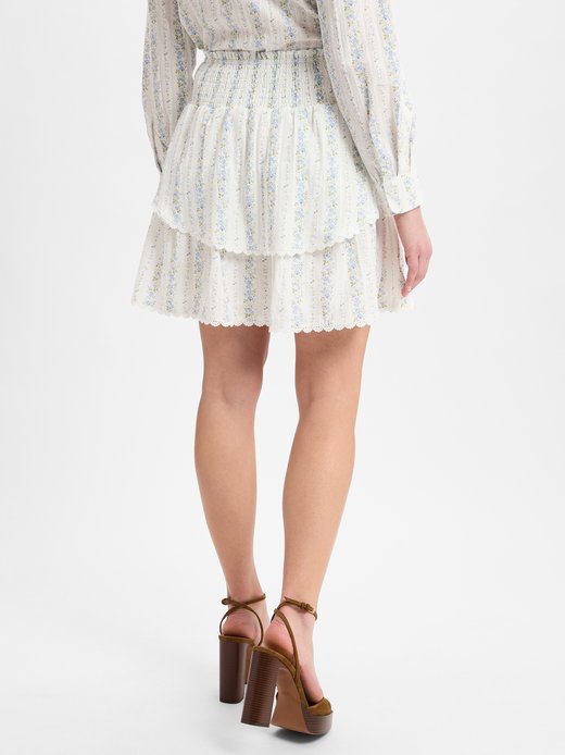 Damen Mini-Volantrock