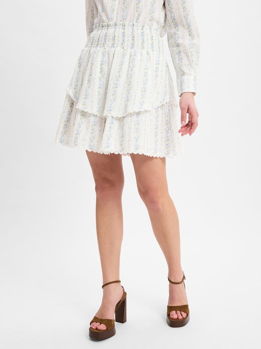 Damen Mini-Volantrock