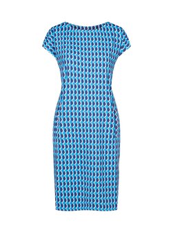 Artikelbild Damen Minikleid - Felia von Va Bene in blau gemustert