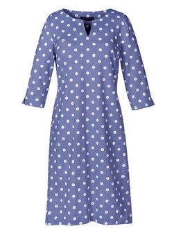 Artikelbild Damen Minikleid - Hellena von Va Bene in blau gepunktet