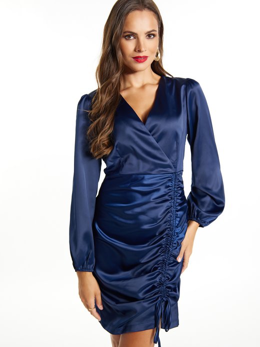 Damen Minikleid aus Satin