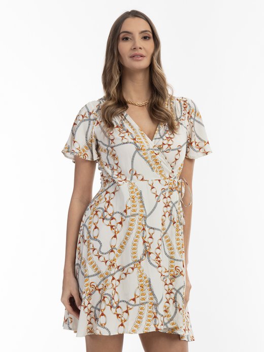 Damen Minikleid mit Allover-Print