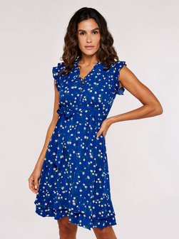 Artikelbild Damen Minikleid von Apricot in blau gemustert