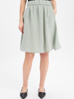 Damen Minirock aus Leinen