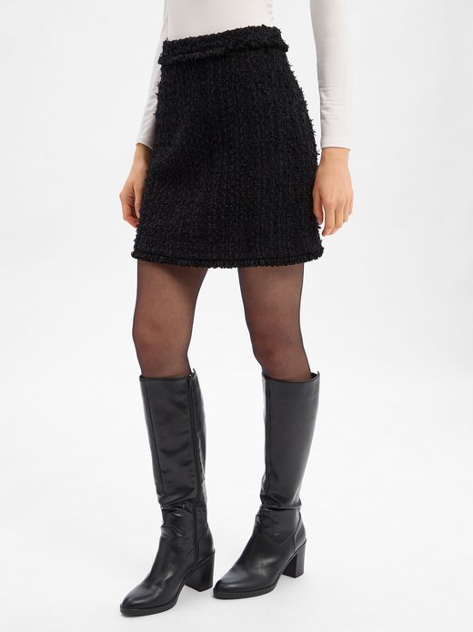 Damen Minirock mit Schurwoll-Anteil - Vokila