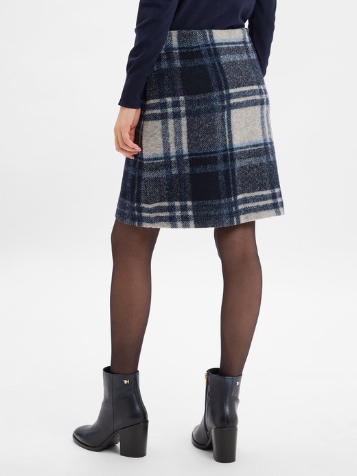 Damen Minirock mit Woll-Anteil