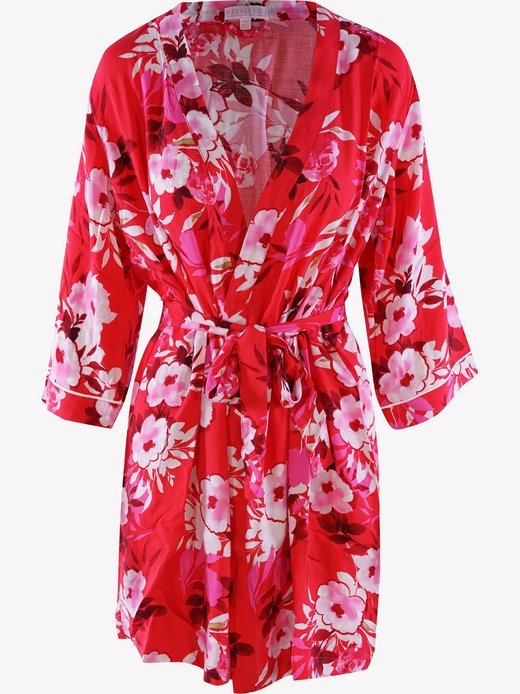 Damen Morgenmantel  -  robe - Watercolor Bloom