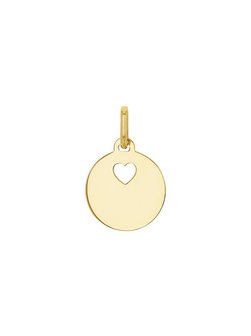 Artikelbild Damen Motivanhänger von amor in gold uni