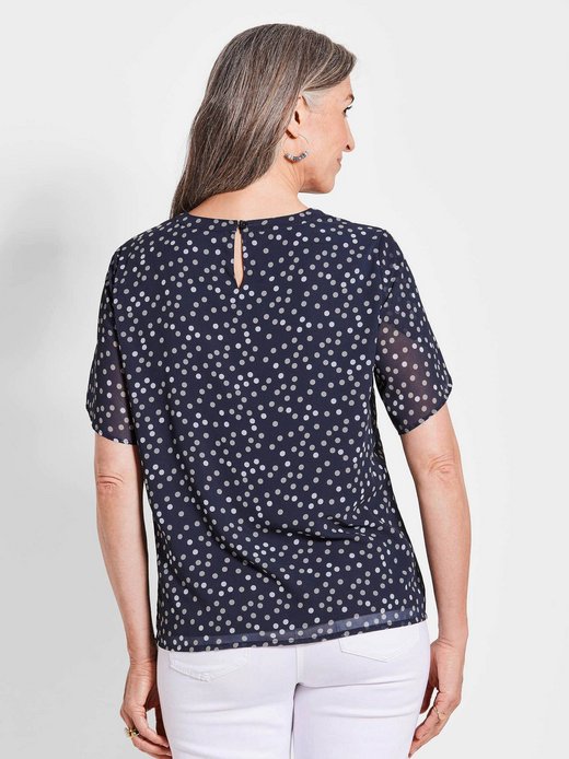 Damen Musterbluse
