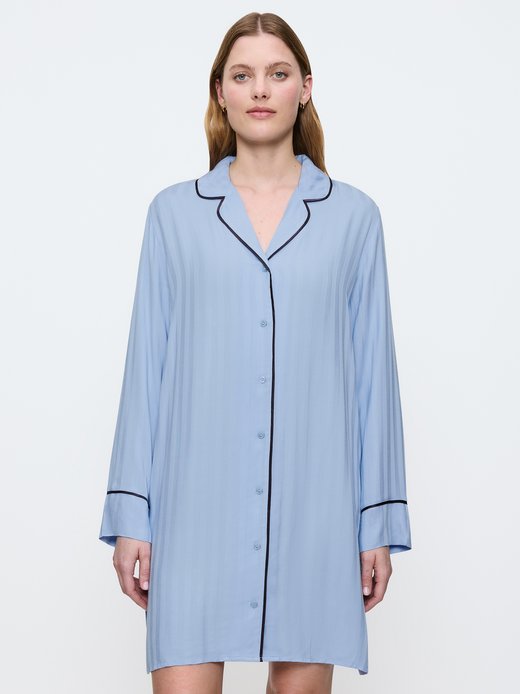 Damen Nachthemd  -  Amourette Jacquard