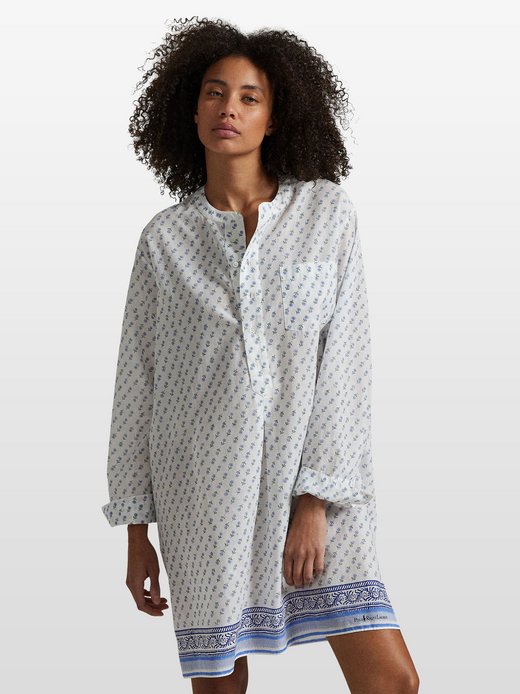 Damen Nachthemd  -  Breezy Blockprint
