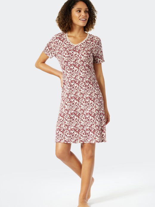 Damen Nachthemd  -  Feminine Floral Comfort Fit