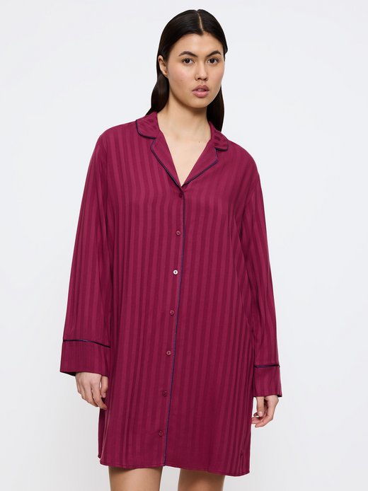 Damen Nachthemd  -  Red Label Amourette Jacquard