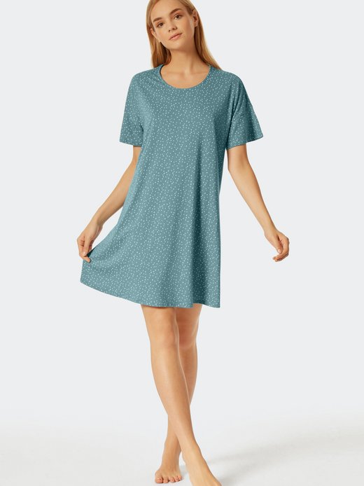 Damen Nachthemd  -  Sleepshirt Halbarm