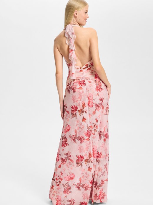 Damen Neckholder-Kleid