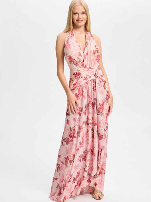 Damen Neckholder-Kleid