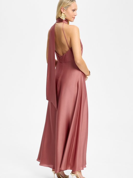 Damen Neckholder-Kleid