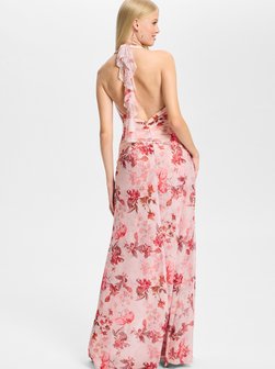 Damen Neckholder-Kleid