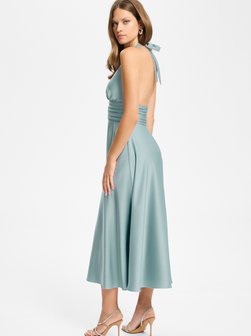 Damen Neckholder-Kleid
