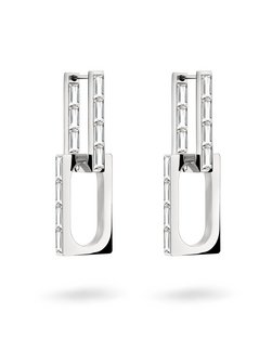 Damen Ohrhänger  -  The Festive Mini Link Sparkle