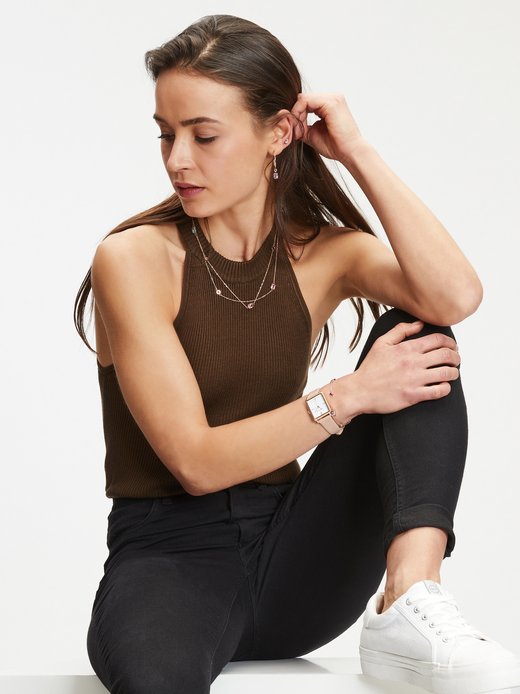 Damen Ohrringe  -  Baguette