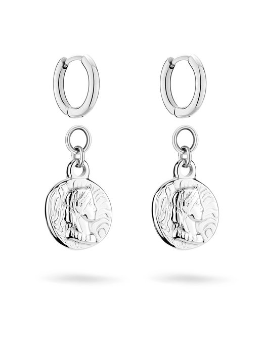 Damen Ohrringe  -  Coin