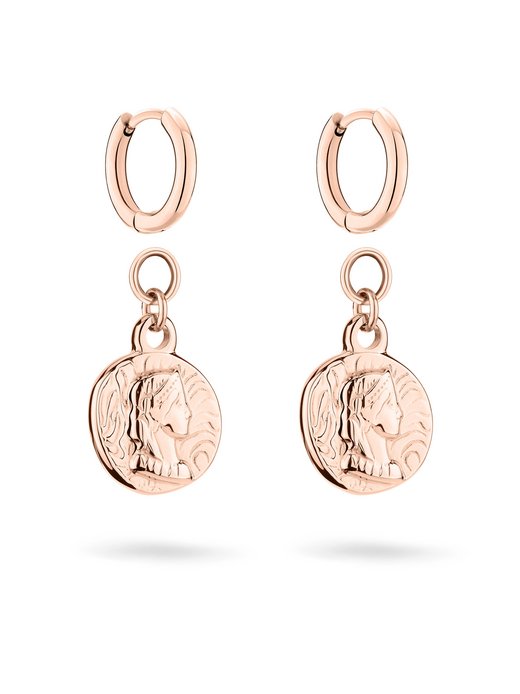 Damen Ohrringe  -  Coin