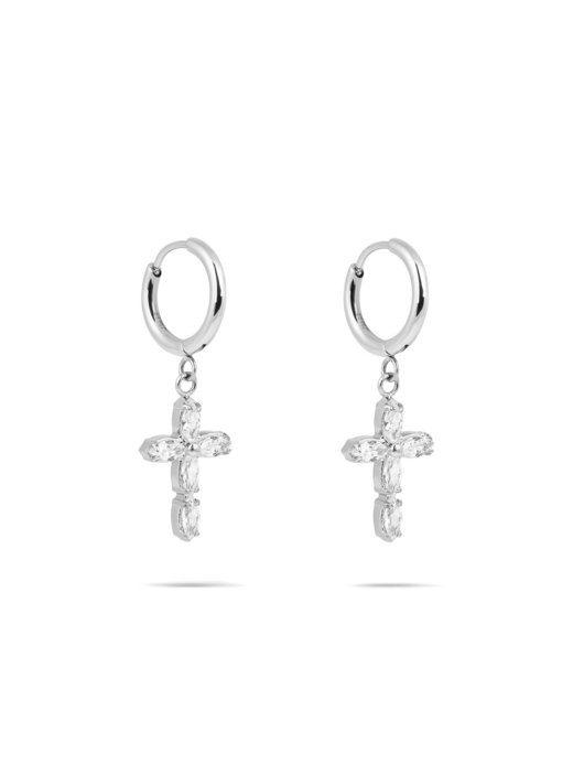 Damen Ohrringe  -  Cross