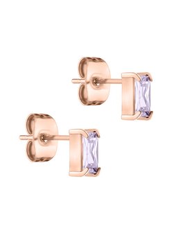 Damen Ohrstecker  -  Baguette