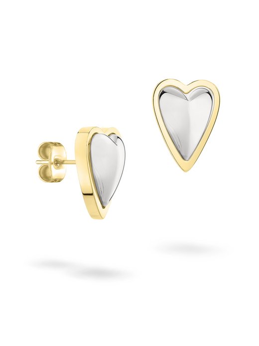 Damen Ohrstecker  -  Metal Heart