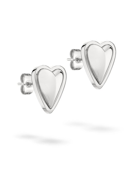 Damen Ohrstecker  -  Metal Heart