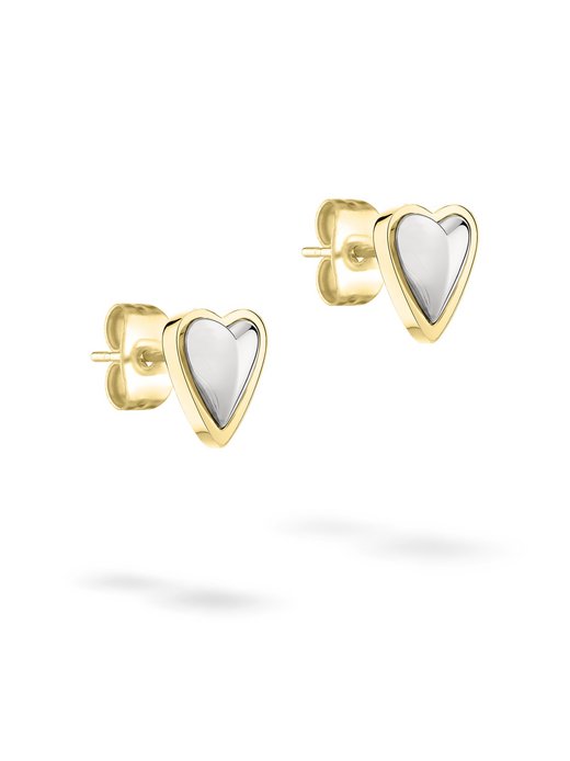 Damen Ohrstecker  -  Metal Heart