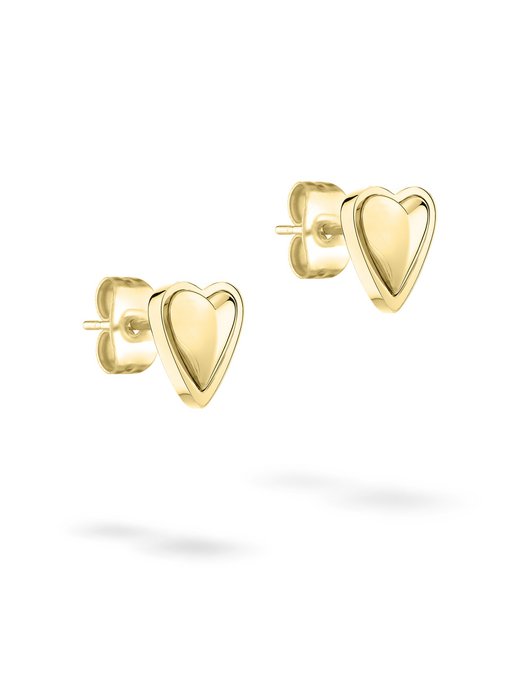 Damen Ohrstecker  -  Metal Heart