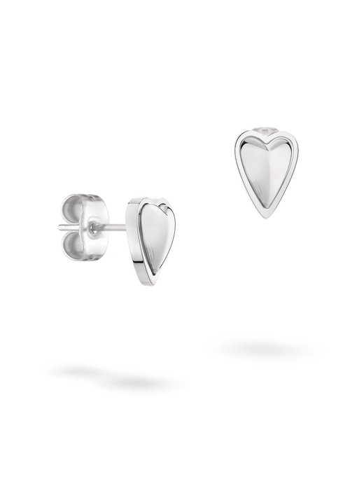 Damen Ohrstecker  -  Metal Heart