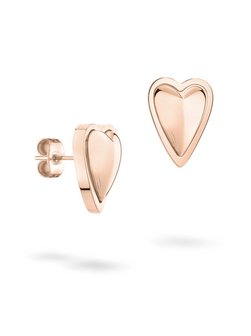 Damen Ohrstecker  -  Metal Heart
