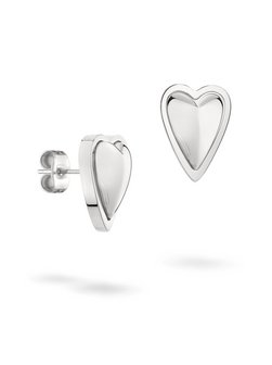 Damen Ohrstecker  -  Metal Heart